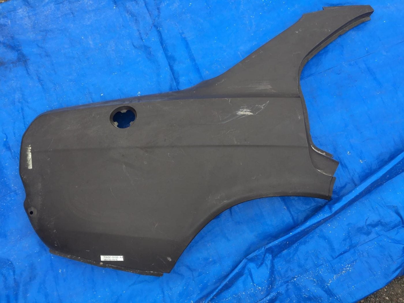 NEW OLD STOCK, GENUINE FORD,MK1 ESCORT, OFF SIDE, RIGHT HAND, 4 DOOR, REAR QUARTER PANEL