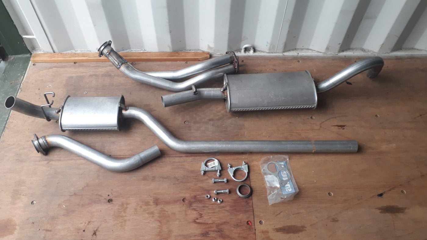 MK2 ESCORT RS2000, STANDARD EXHAUST SYSTEM