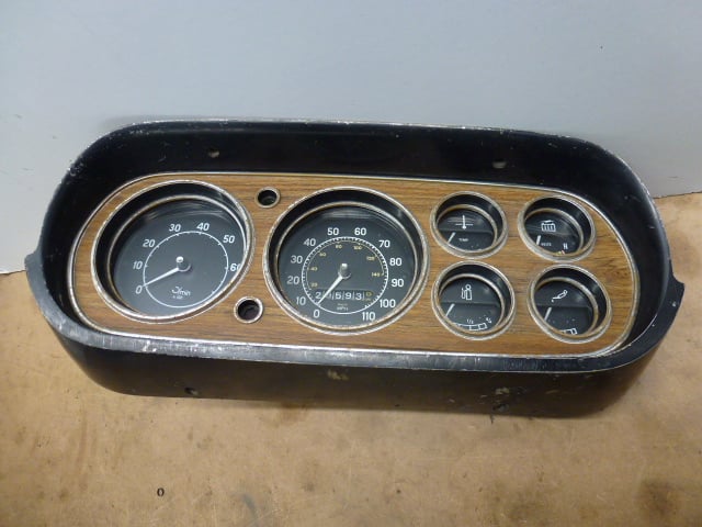 MK1 ESCORT, 6 DIAL DASH CLOCKS, 110mph, 7000rpm, WOOD FACIA