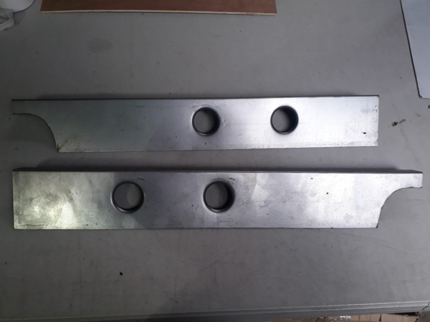 Escort Mk1, Mk2, 4 Link Box, Cross Brace Plates Over Diff Tunnel