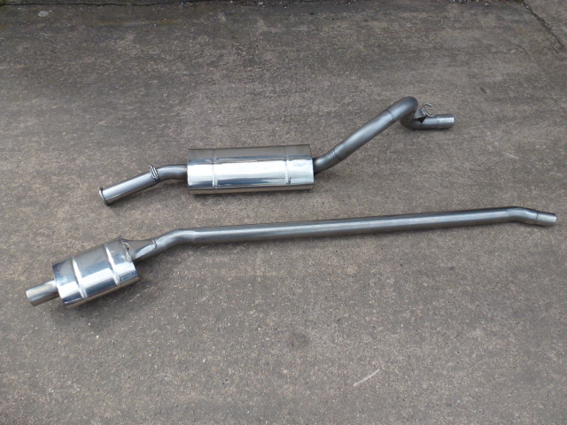 2 inch, STAINLESS STEEL,EXHAUST SYSTEM TO FIT THE MK1 AND MK2 ESCORT,CROSSFLOW, TWIN CAM, BDA