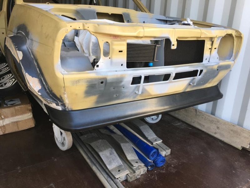 FIESTA MK1, GRP2, FIBREGLASS FRONT SPOILER