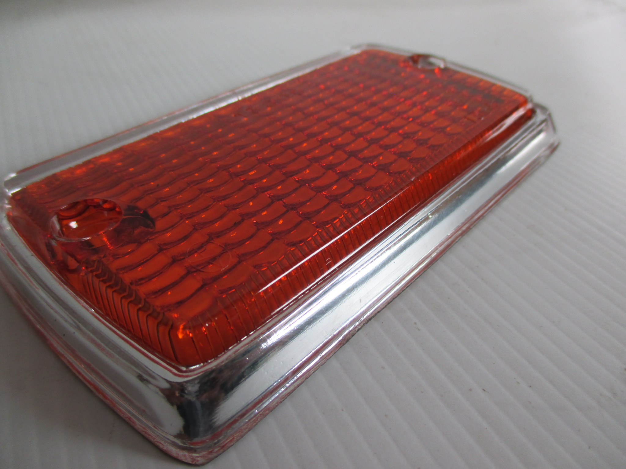 ESCORT MK1,FRONT INDICATOR LENS WITH CHROME PAINTED SURROUND - Image 3