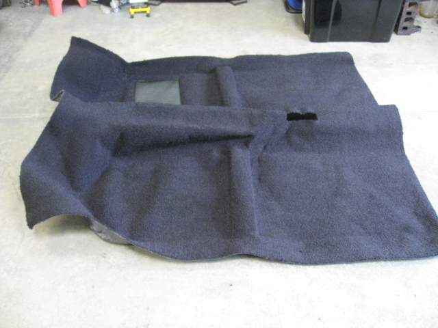 ESCORT MK1,MK2, RHD, DEEP LOOP PILE CARPET (MOULDED) IN BLACK