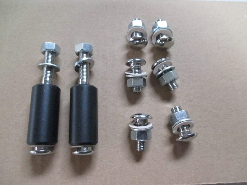 Mk1 ESCORT, CHROME BUMPER BOLT SET