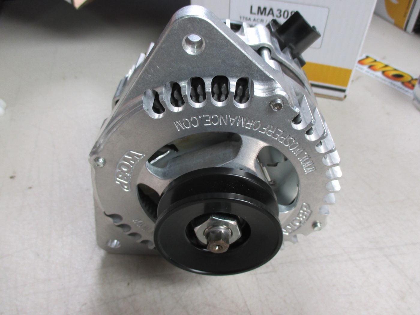 WOSP, LMA 308, 175A RACE ALTERNATOR,XFLOW, FORD TWIN CAM/CROSSFLOW