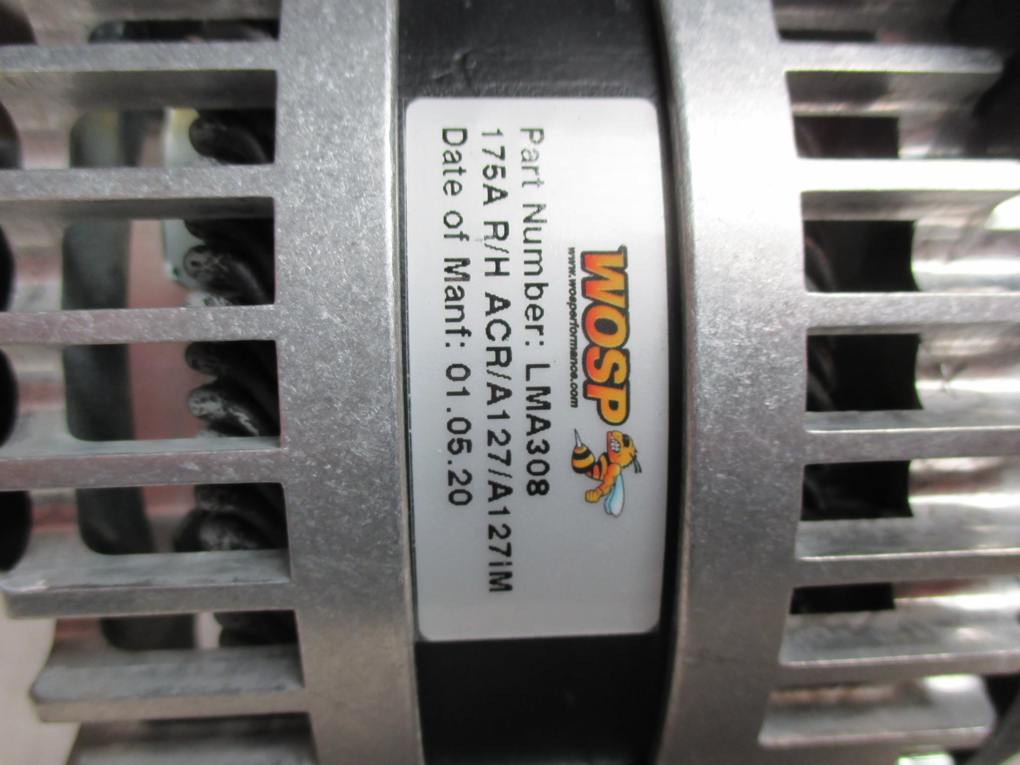 WOSP, LMA 308, 175A RACE ALTERNATOR,XFLOW, FORD TWIN CAM/CROSSFLOW - Image 3