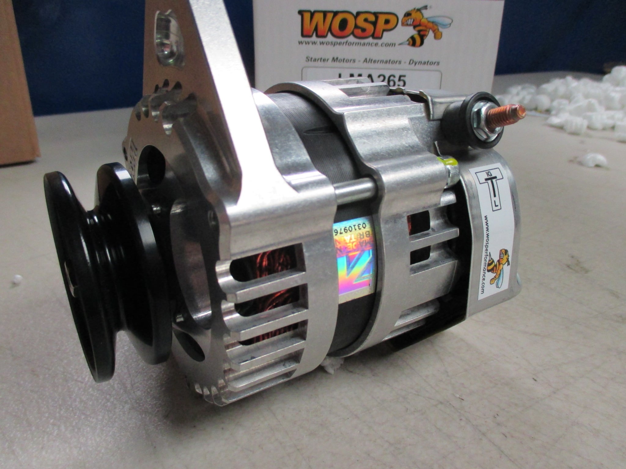 WOSP, LMA 265, 50A RACE ALTERNATOR,XFLOW, FORD KENT, CROSSFLOW - Image 6
