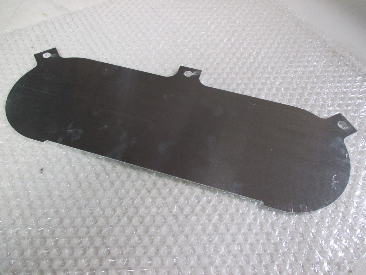 AIR FILTER, BLANK, BASE PLATE FOR TWIN CARBS/THROTTLE BODIES, ITG TYPE,