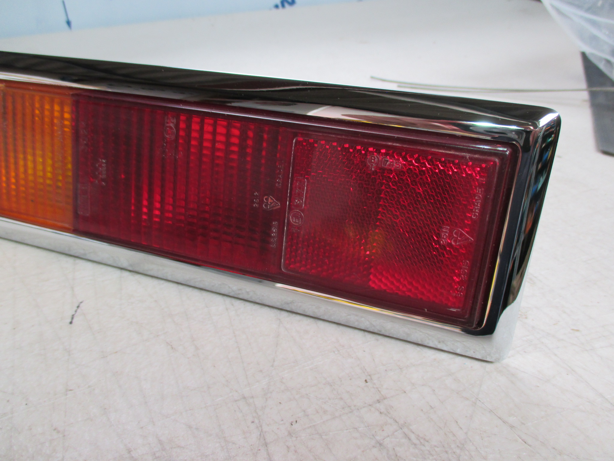 PAIR OF MK1 ESCORT, REAR LIGHT, CHROME SURROUNDS - Image 5