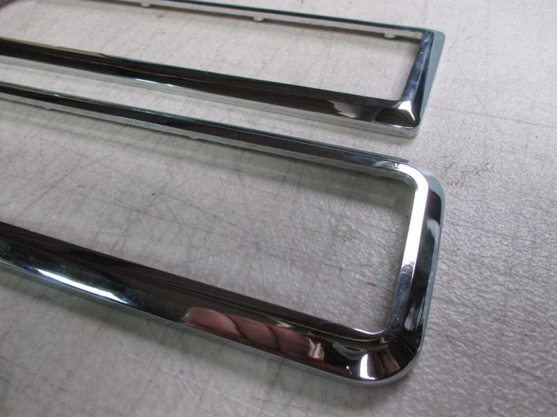 PAIR OF MK1 ESCORT, REAR LIGHT, CHROME SURROUNDS