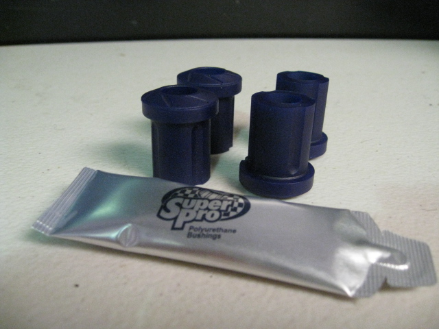 ESCORT MK1/2,CAPRI MK1/2/3, ANGLIA, REAR SPRING SHACKLE TO CHASSIS BUSHES, SUPERPRO
