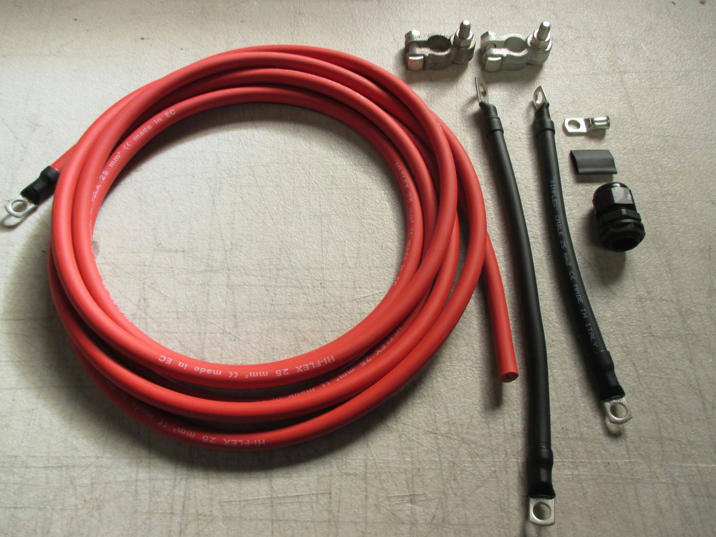 MK1,MK2 ESCORT,KITCAR,BATTERY RELOCATION KIT / BATTERY CABLE KIT,