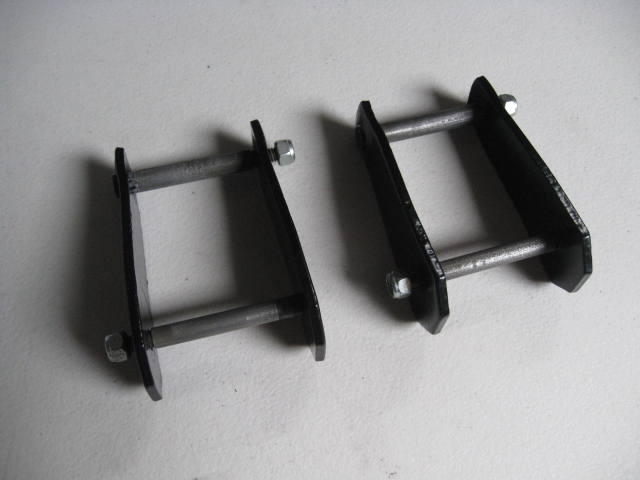 ESCORT MK1, REAR LEAFSPRING, SHACKLES, POWDERCOATED