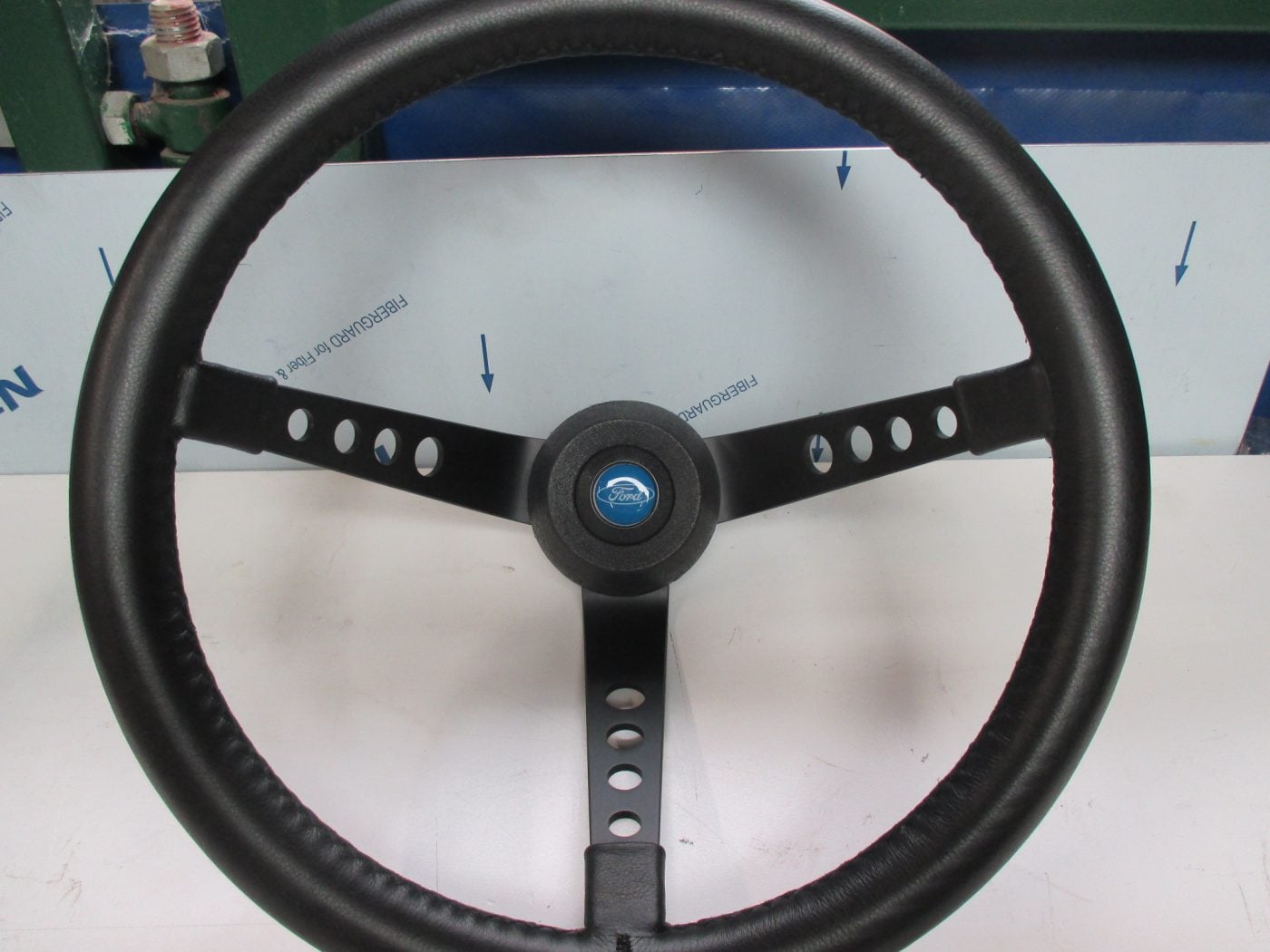MK2 ESCORT, WORKS TYPE, STEERING WHEEL WITH BOSS AND CAP
