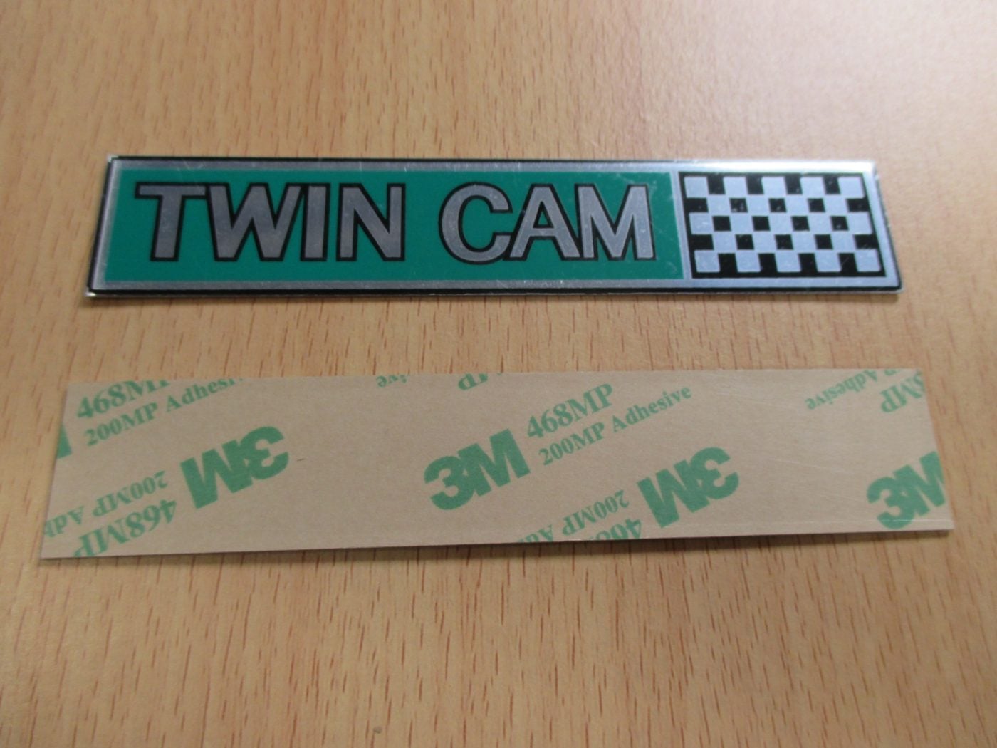 ESCORT MK1, TWIN CAM, WING BADGE FOIL,DECAL,STICKER, 3M,AVO,TWIN CAM