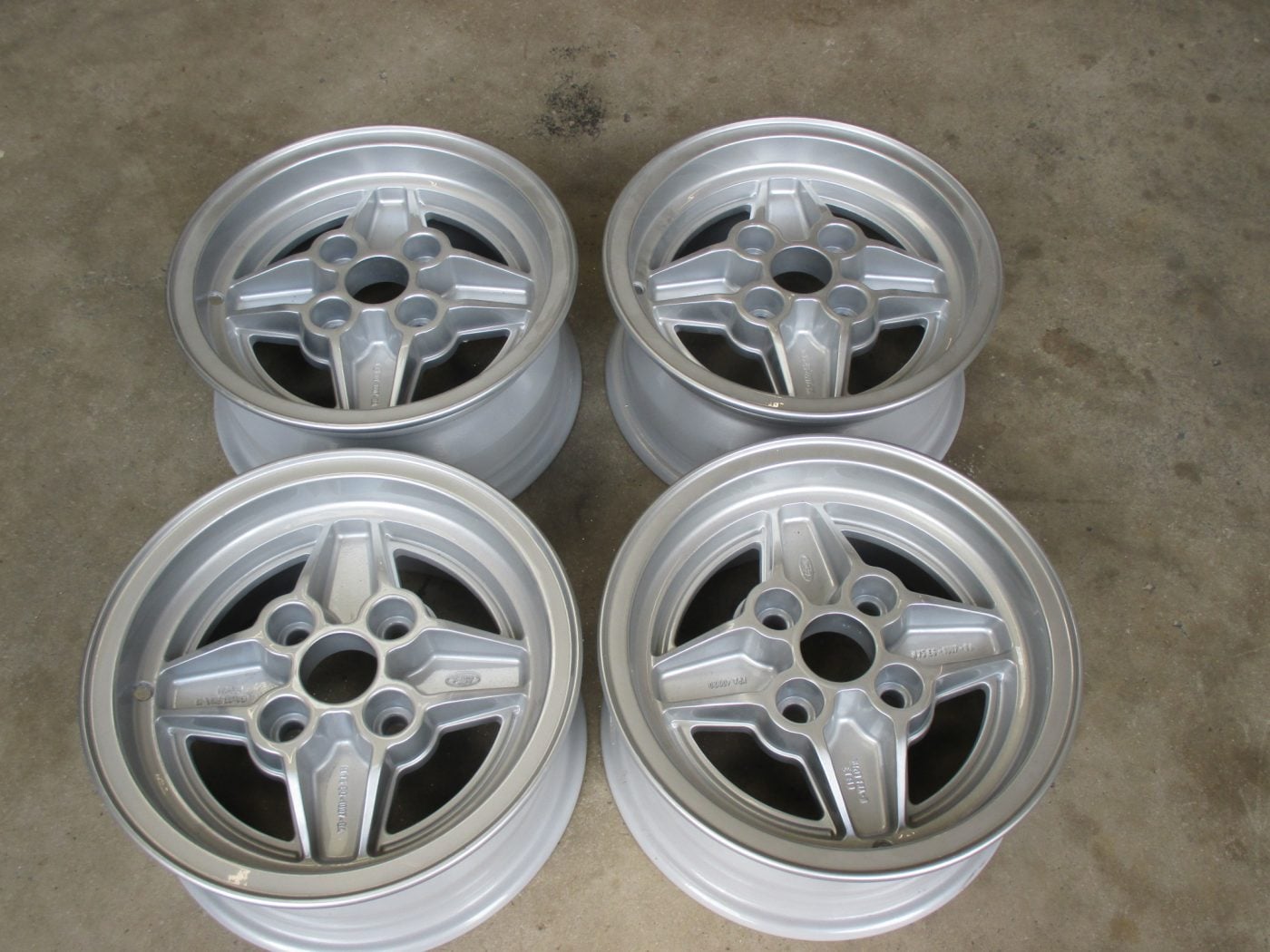 MK2 ESCORT RS, GROUP 1, 6J X 13"  RS ALLOY WHEELS, SET OF 4, RS ALLOYS