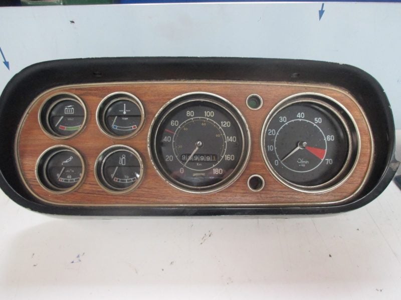 LEFT HAND DRIVE, MK1 ESCORT, 6 DIAL DASH CLOCKS