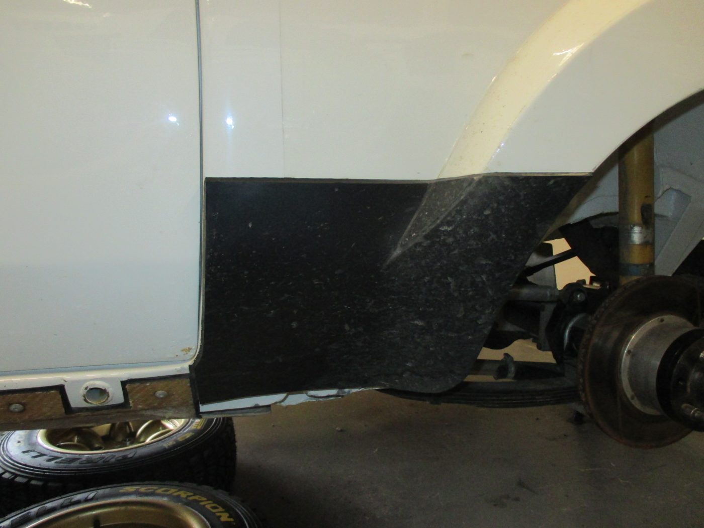 MK2 ESCORT,  REAR WHEEL ARCH PROTECTION