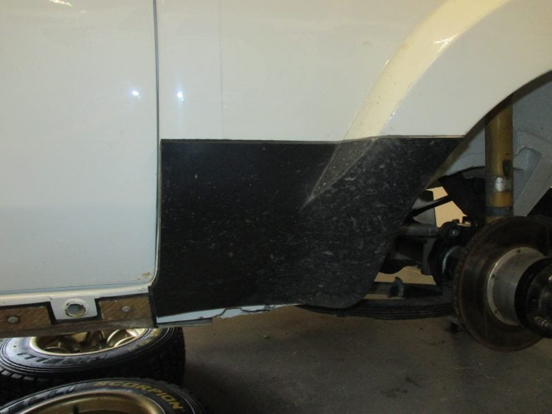 MK2 ESCORT,  REAR WHEEL ARCH PROTECTION
