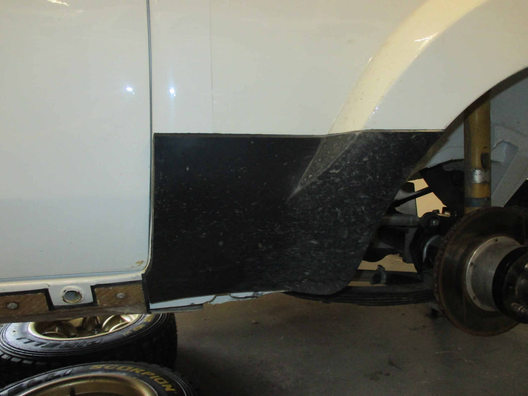 MK2 ESCORT, REAR WHEEL ARCH PROTECTION