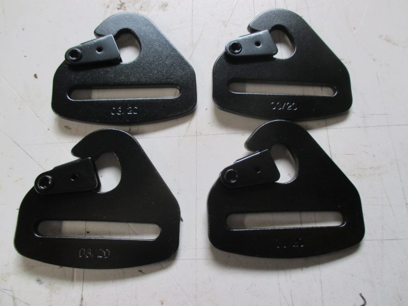 SET OF 4 ALLOY 2" HARNESS CLIPS