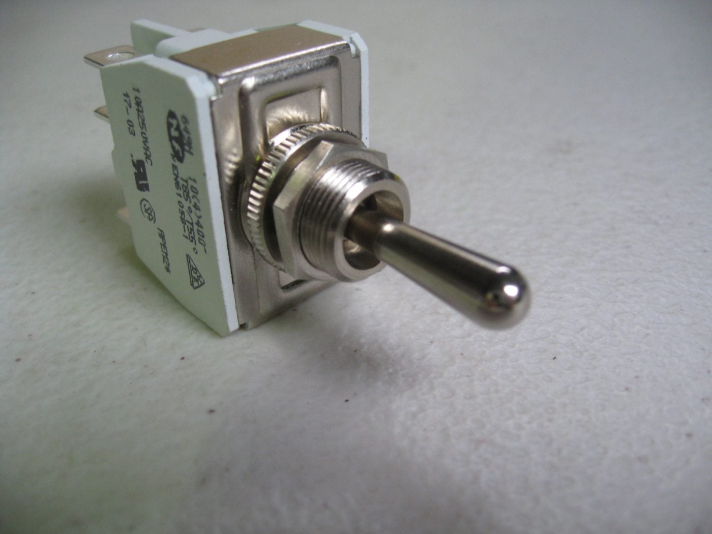 CHROME TOGGLE SWITCH, ON-OFF-ON ,TOP QUALITY