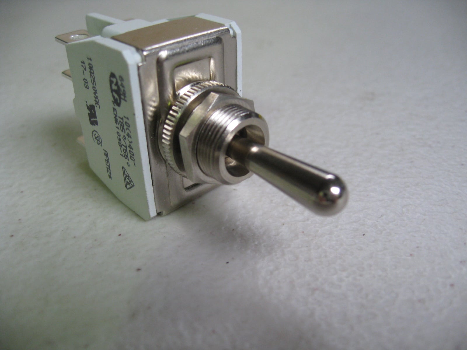 CHROME, TOGGLE SWITCH, OFF-ON-ON ,TOP QUALITY
