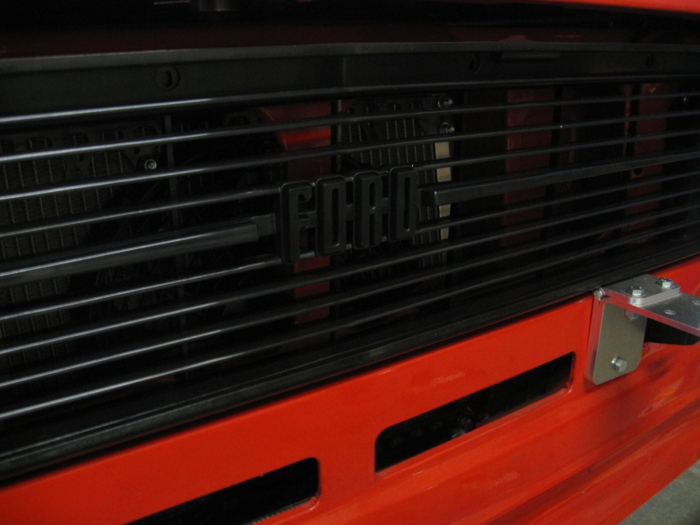 ESCORT MK2, REPRODUCTION, FRONT GRILL, F.O.R.D.  BLACK