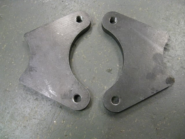 REAR SIERRA CALIPER, BRACKETS FOR ENGLISH, ATLAS AXLE
