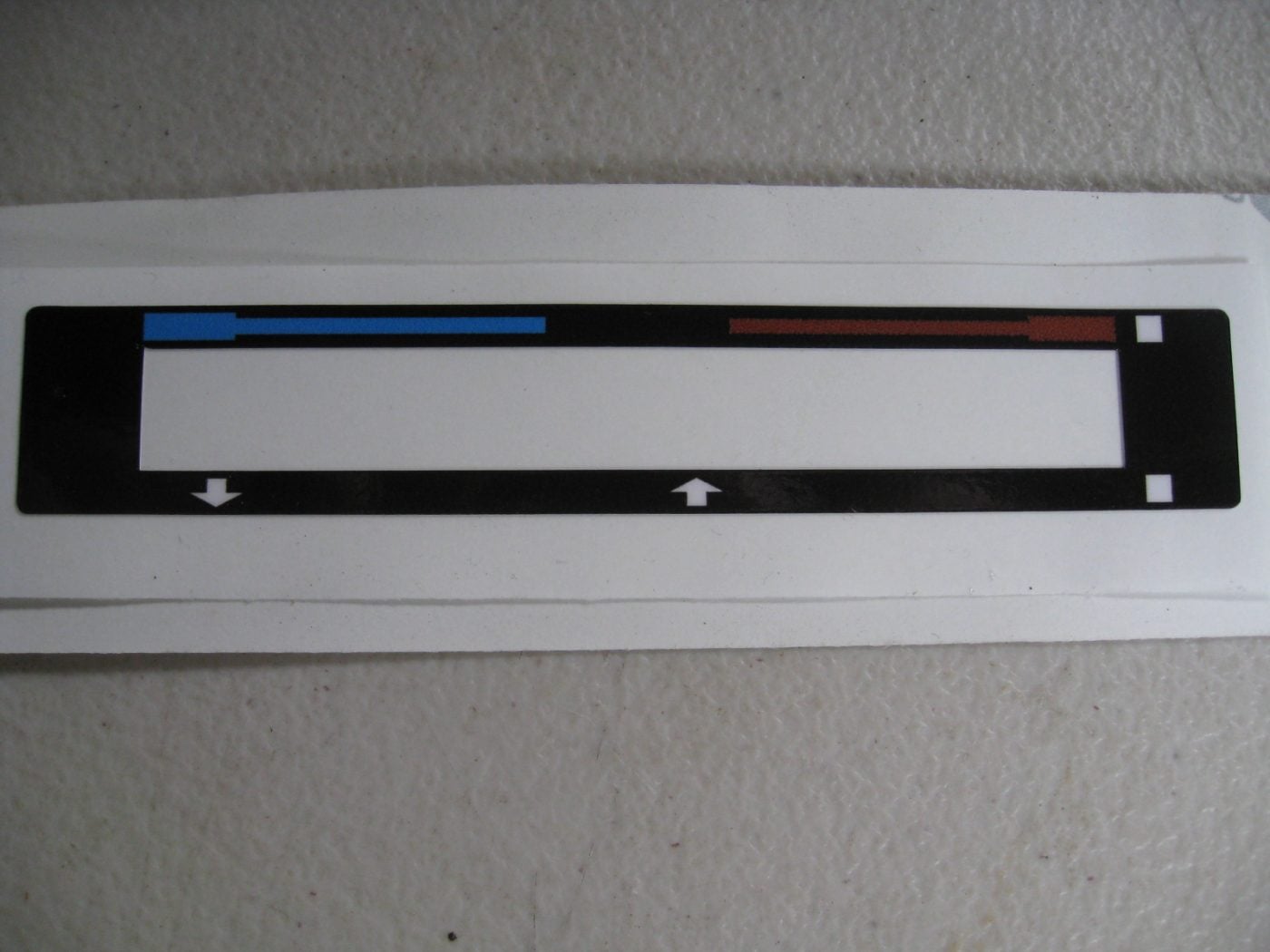 MK1 ESCORT HEATER CONTROL DECAL / STICKER