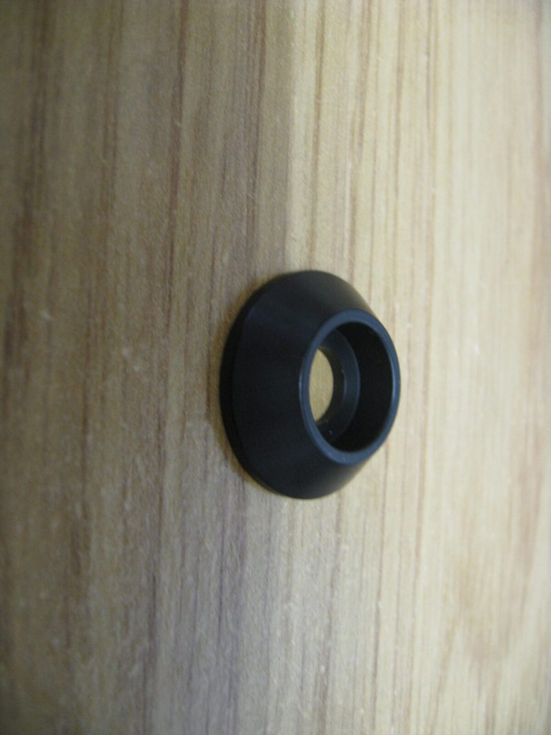 M8, ALLOY LOADSPREAD WASHERS, BLACK