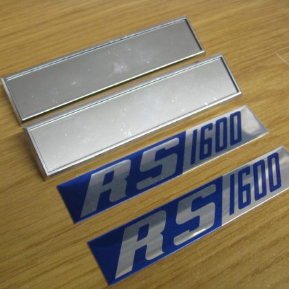 FORD ESCORT MK1, RS1600, WING BADGE KIT