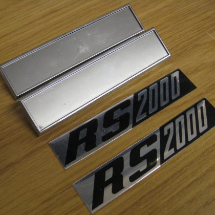 FORD ESCORT MK1, RS2000, WING BADGE KIT
