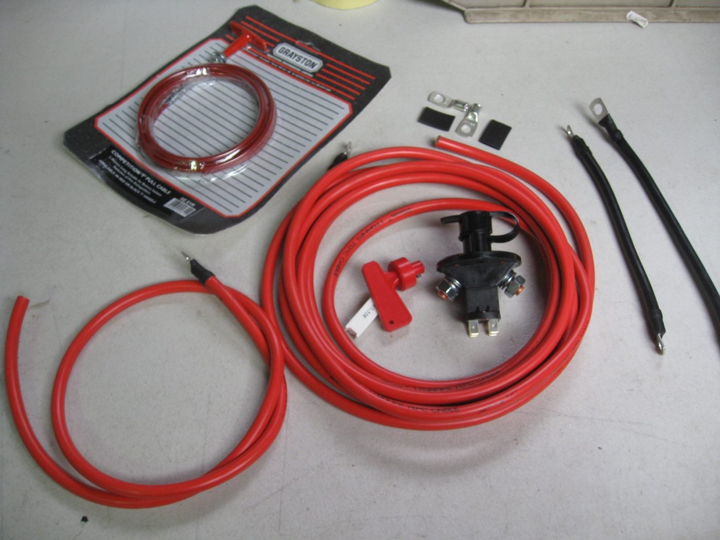 ESCORT MK1, MK2, BATTERY RELOCATION KIT WITH MASTER SWITCH