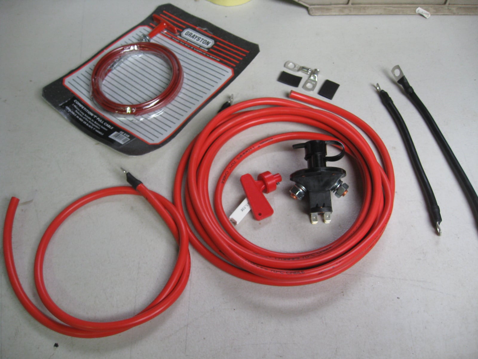 ESCORT MK1, MK2, BATTERY RELOCATION KIT WITH MASTER SWITCH