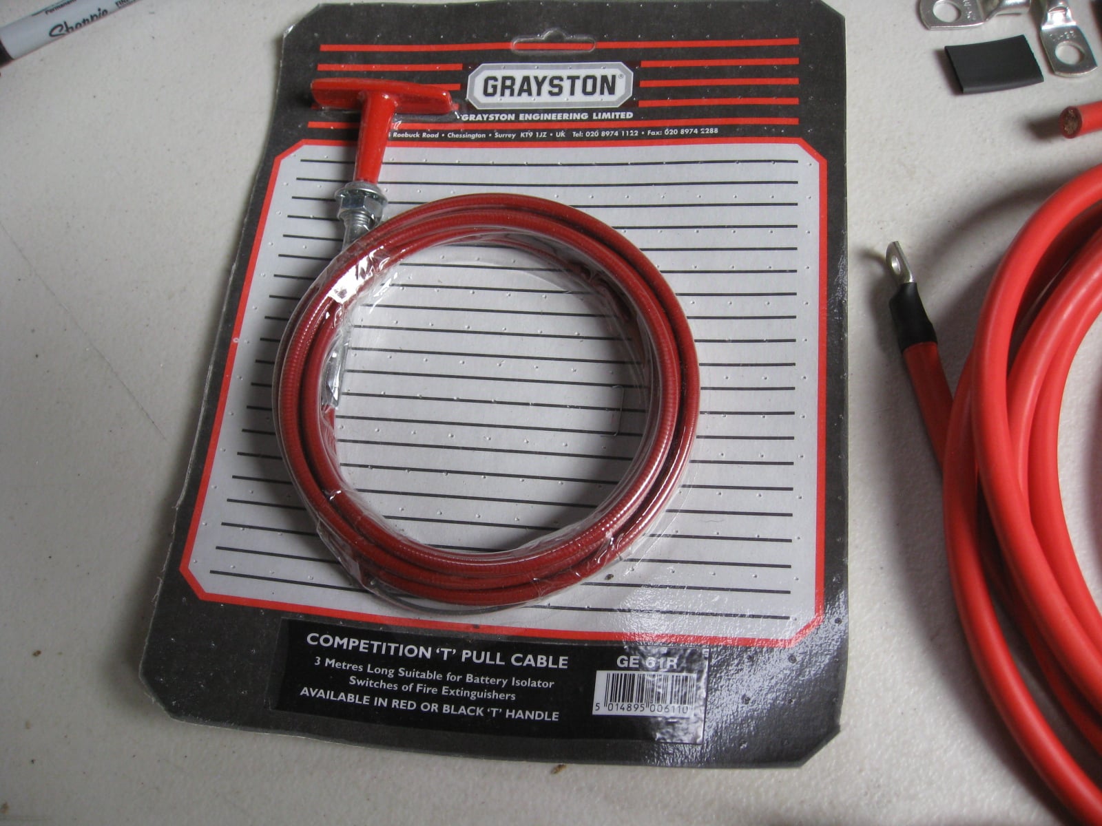 ESCORT MK1, MK2, BATTERY RELOCATION KIT WITH MASTER SWITCH - Image 3