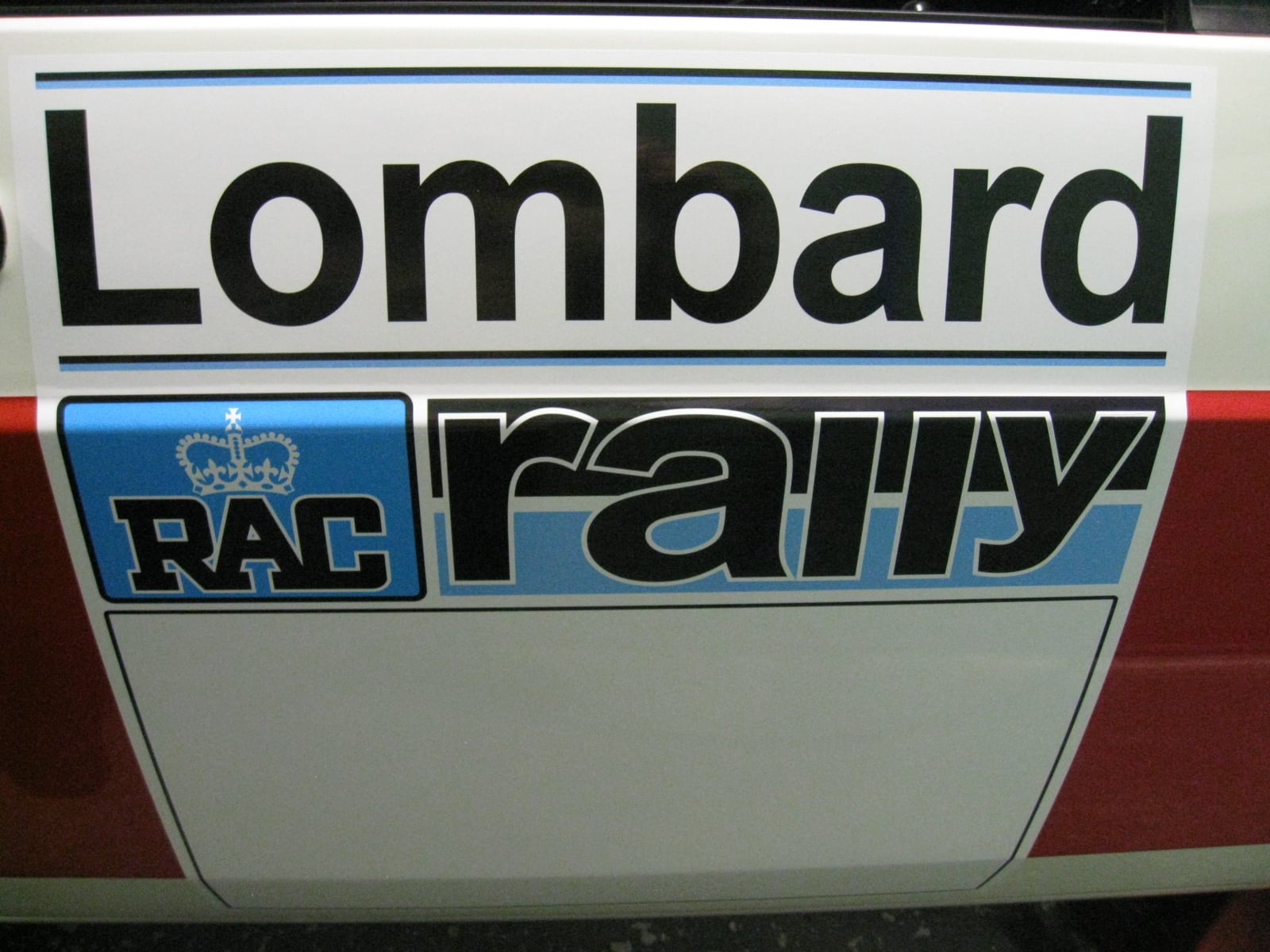LOMBARD RAC RALLY, REPLICA, DOOR SQUARES - Image 5