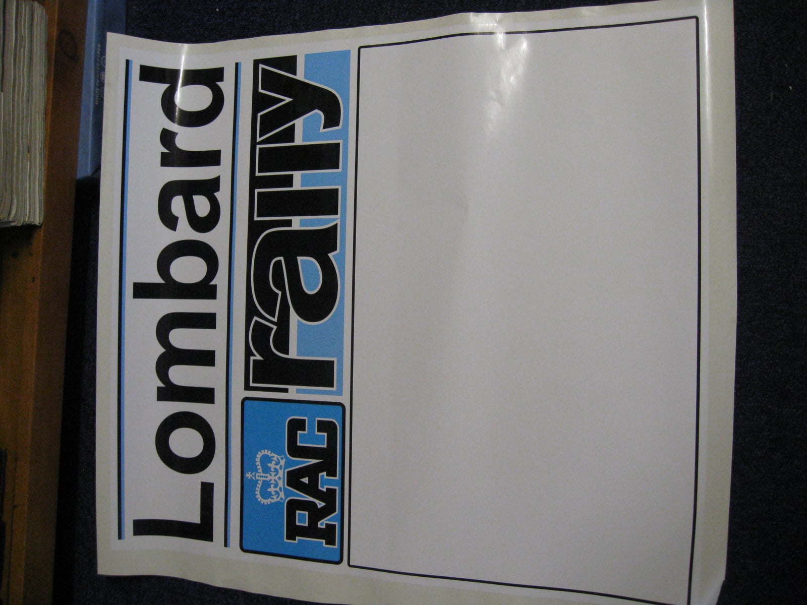 LOMBARD RAC RALLY, REPLICA, DOOR SQUARES - Image 3