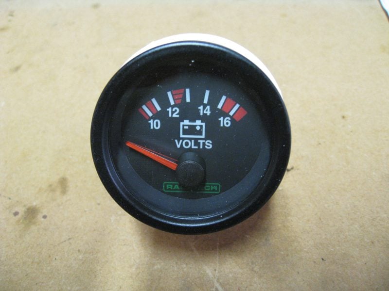 Racetech Voltmeter, 52mm
