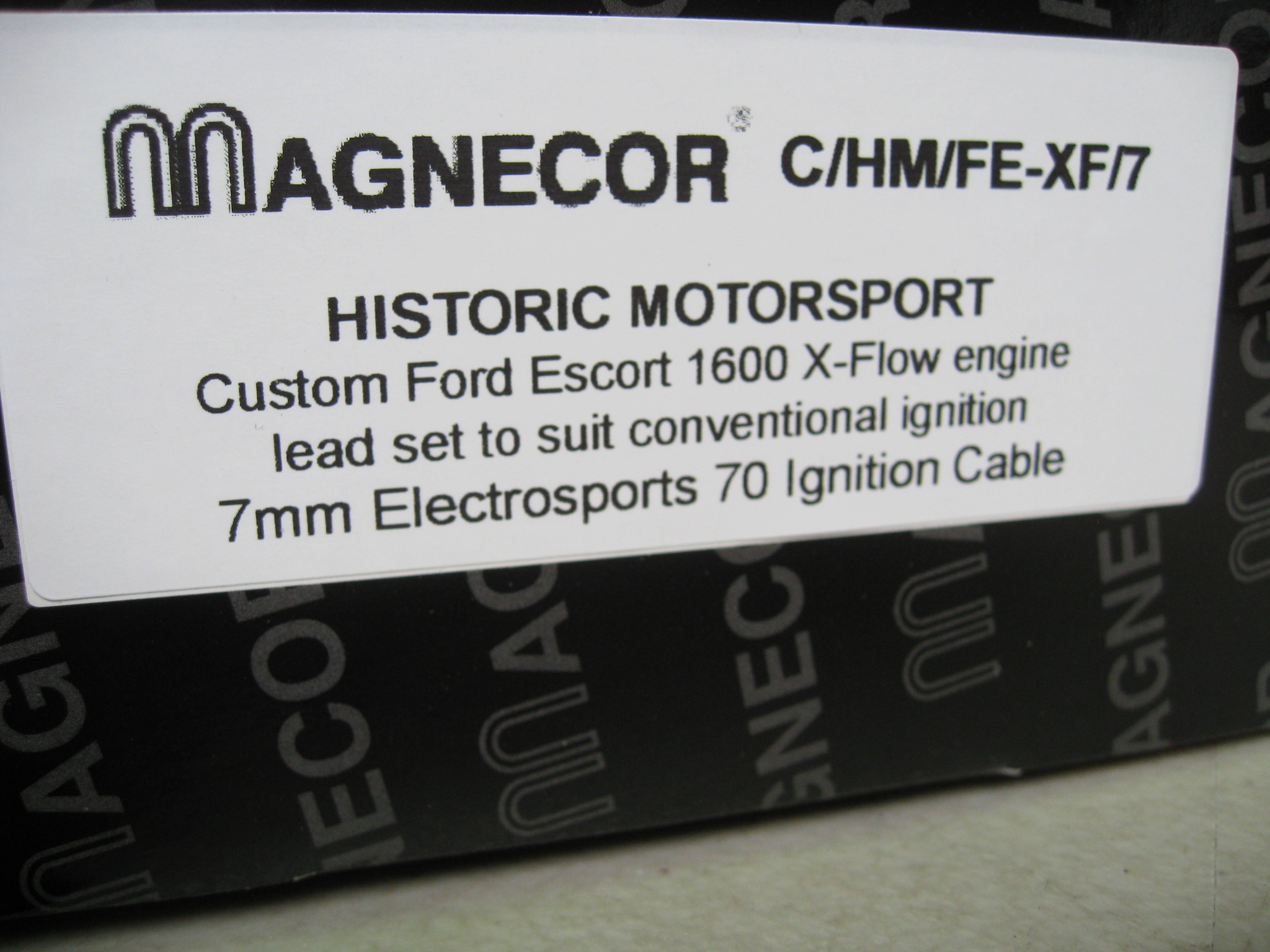 MK1, MK2 ESCORT,FORD CROSSFLOW, 7mm MAGNECOR HT LEADS SET ,XFLOW - Image 3