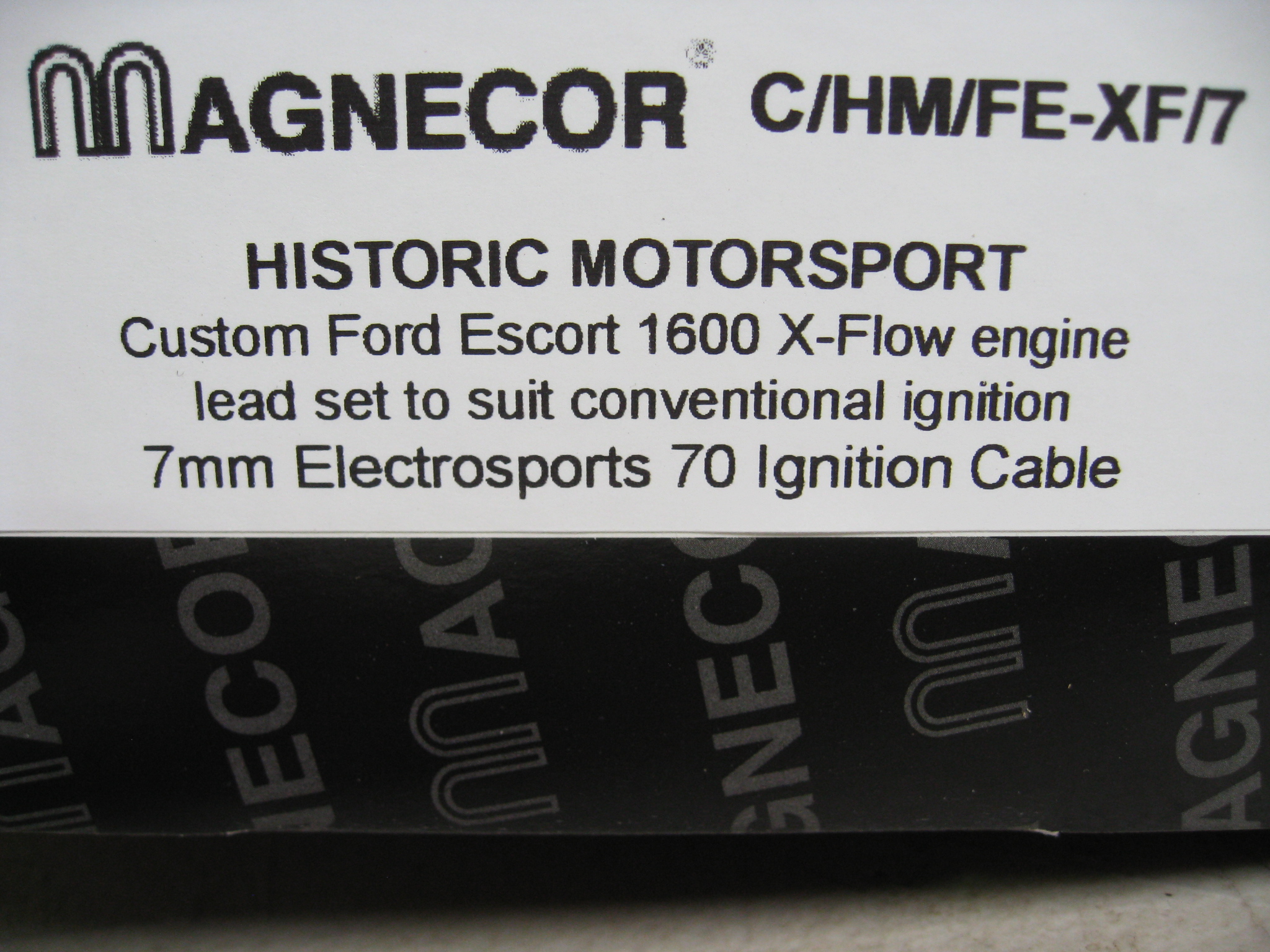 MK1, MK2 ESCORT,FORD CROSSFLOW, 7mm MAGNECOR HT LEADS SET ,XFLOW - Image 2