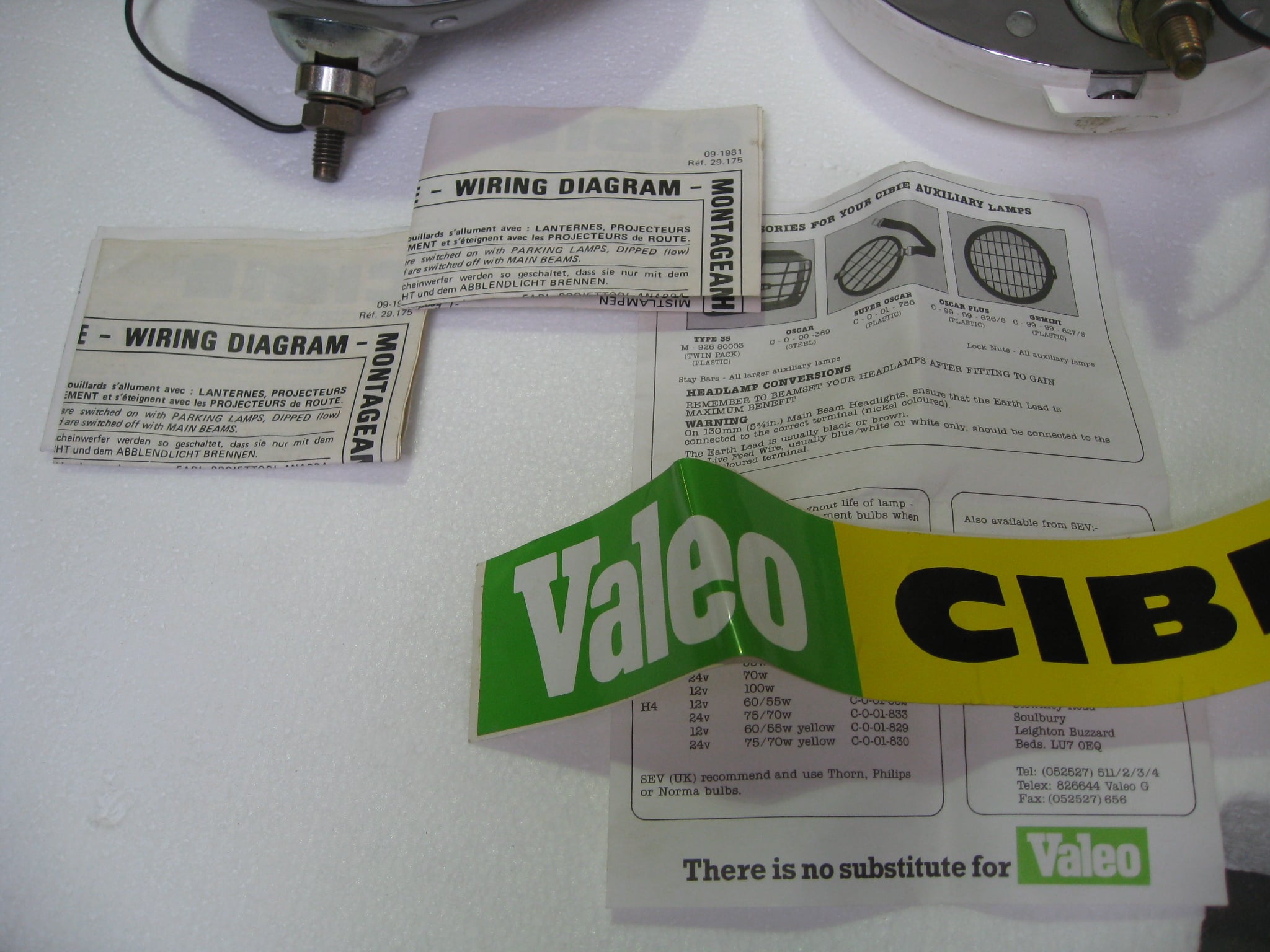 NEW OLD STOCK CIBIE OSCARS, LONG RANGE, - Image 7