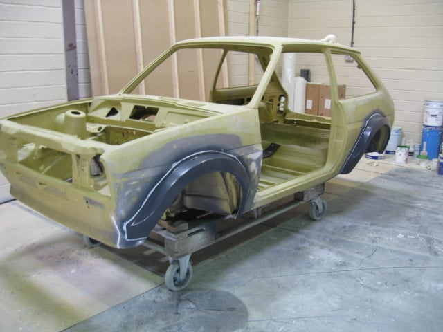 GROUP 2 FIESTA MK1, WIDE FIBREGLASS ARCHES WITH BUMPER CUT OUTS - Image 2