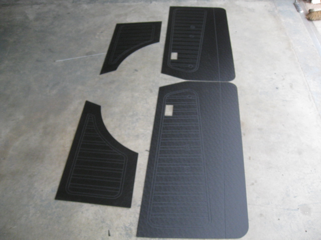 ESCORT MK2, PLASTIC, DOOR CARDS AND REAR QUARTER CARD SET