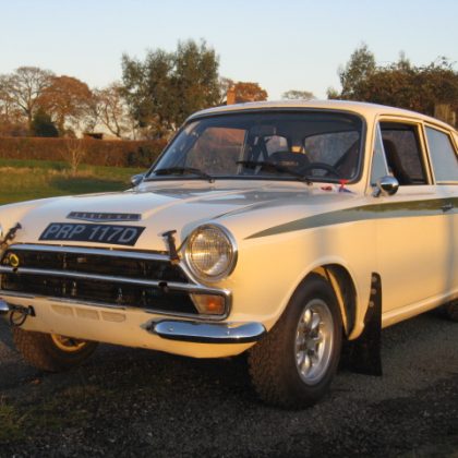 FORD MK1 LOTUS CORTINA FIA HISTORIC SPEC RALLY CAR