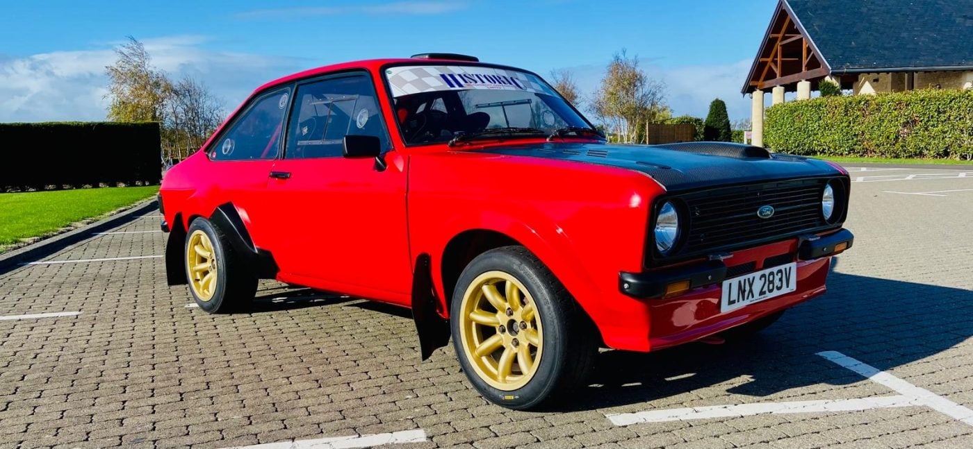 MK2 ESCORT, MODERN SPEC, TARMAC RALLY CAR, 2.5L SMITH AND JONES ENGINE