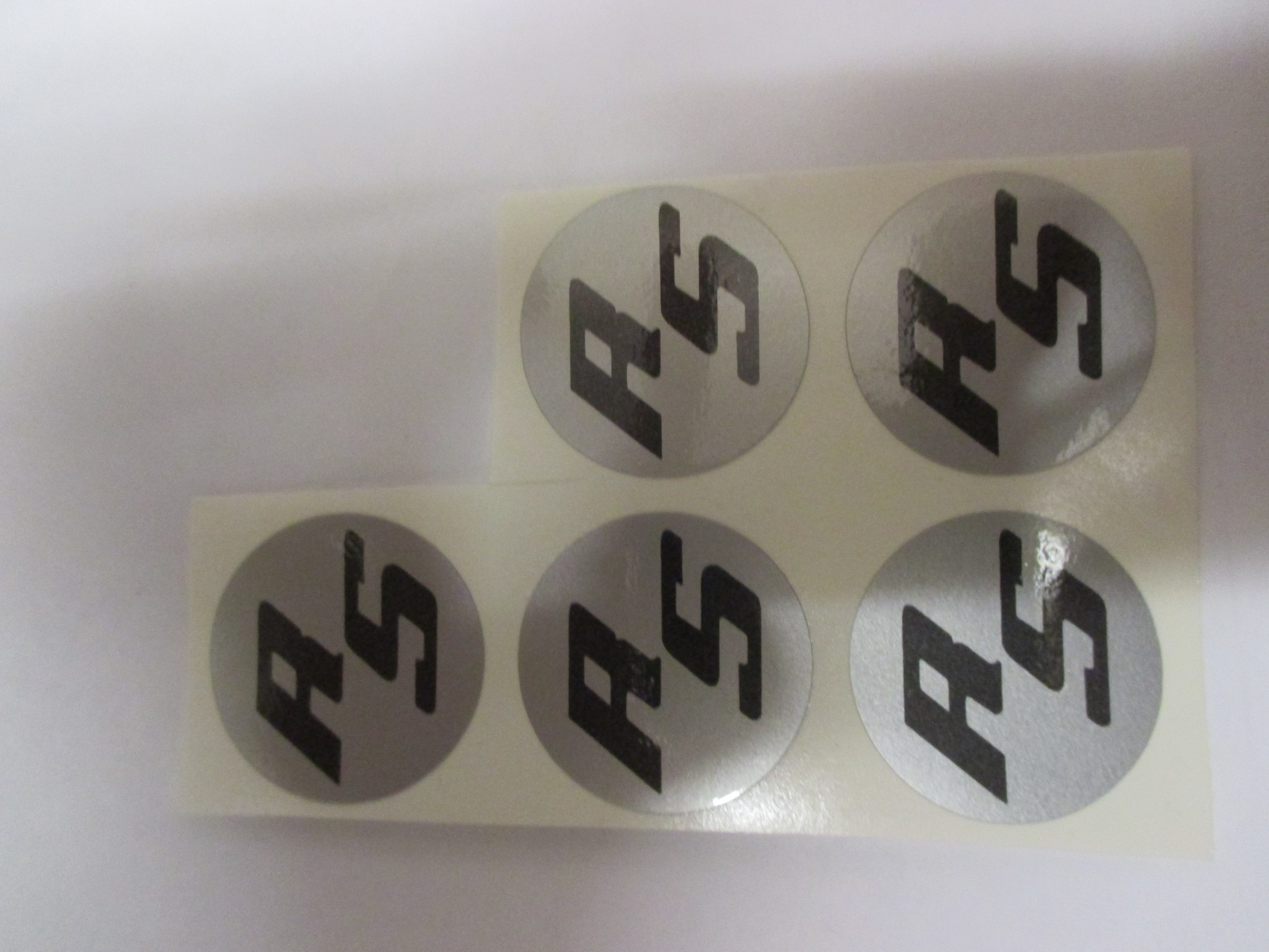 MK1 ESCORT, RS WHEEL CENTRE CAP STICKERS, 35mm DIAMETER, SET OF 5, - Image 4