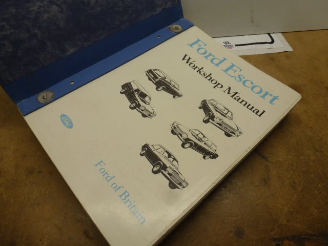 FORD ESCORT MK1, FORD WORKSHOP MANUAL