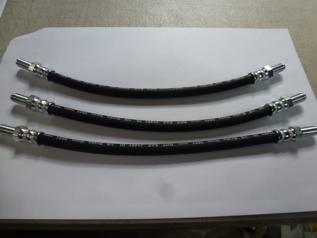 MK1 ESCORT, DISC BRAKE, FLEXI BRAKE HOSE, PIPE SET,